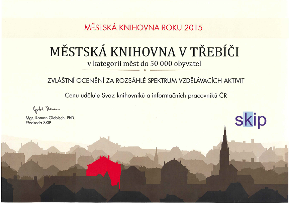 Mstsk knihovna roku 2015
