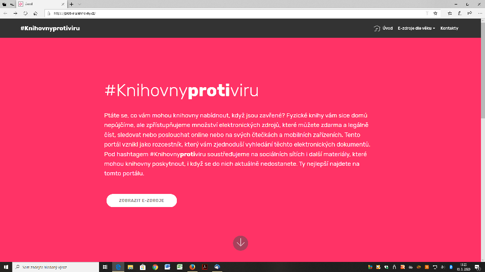 Portl KnihovnyPROTIviru